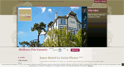 Desktop Screenshot of hotel-saint-pierre.com